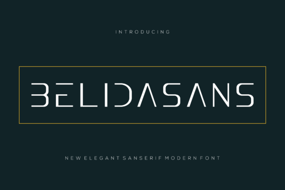 Belidasans Typeface for Modern Editorial Design
