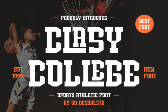 Clasy College: A Bold Typeface for Editorial Design