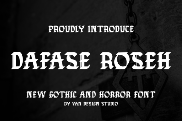 Dafase Roseh: Bold Blackletter Font for Campaigns