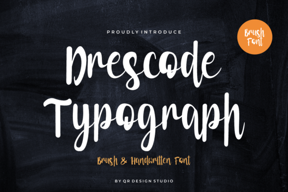 Drescode Typograph: A Sweet Script Font for Crafters
