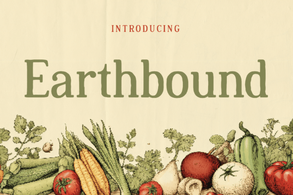 Earthbound: A Rustic Display Font for Makers