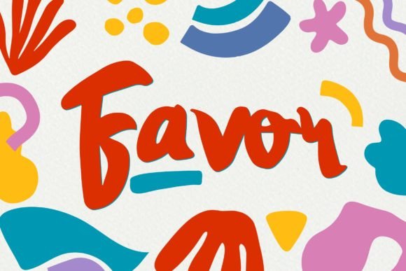 Favor: The Bold Display Font for Memorable Brands
