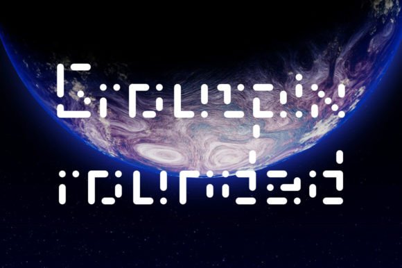 Groutpix Rounded Typeface for Modern Makers