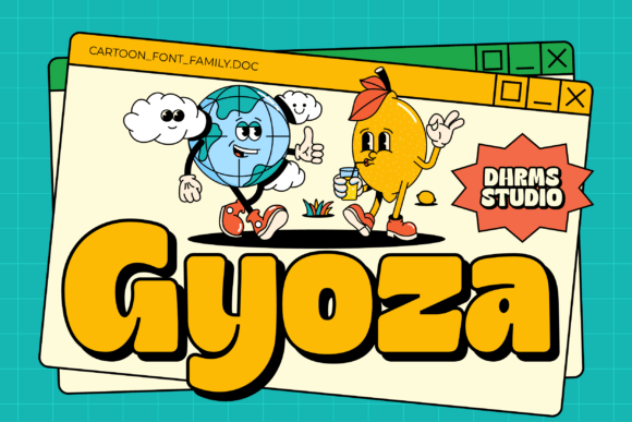 Gyoza Display Font for Modern Web Design