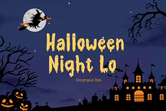 Halloween Night Lo Typeface for Spooky Branding