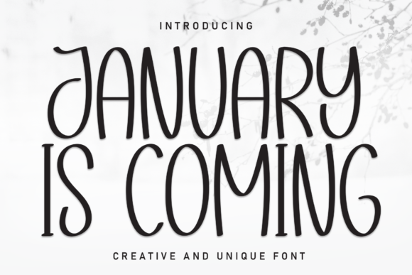 January is Coming: A Friendly Script Font for Web Design