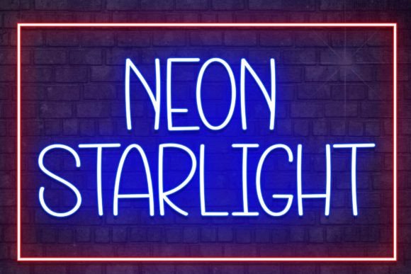 Neon Starlight Font for Sweet Branding