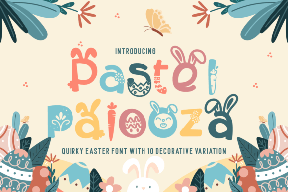 Pastel Palooza Typeface for Playful Web Design