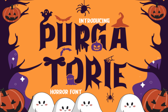 Purgatorie Typeface for Halloween Campaigns