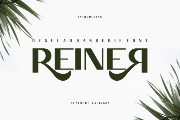 Reiner: A Bold Serif Typeface for Branding