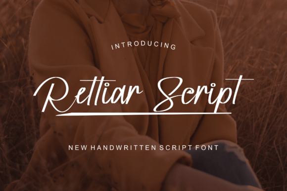 Rettiar Script Font for Modern Editorial Design