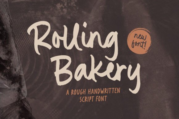 Rolling Bakery: A Timeless Handwritten Typeface