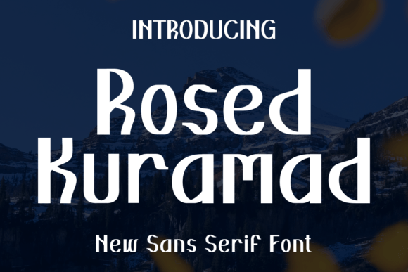Rosed Kuramad: The Bold Sans Serif Font for Makers