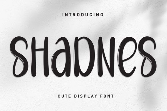Shadnes Font: Sweet Handwritten Style for Crafters