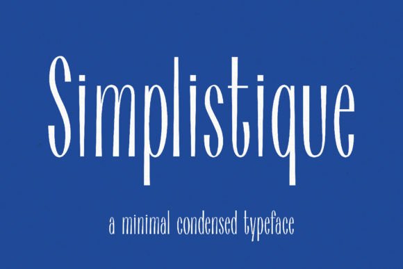 Simplistique Font: Minimalist Display Elegance