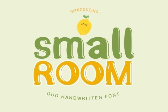 Small Room Duo Typeface for Crafters