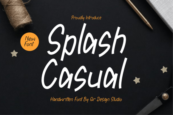 Splash Casual Font for Modern Web Design