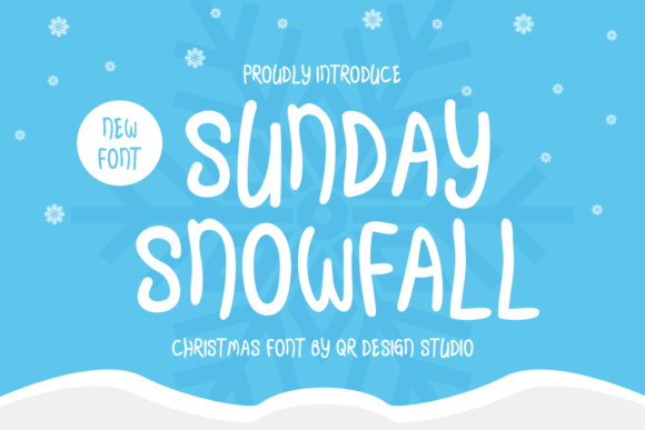 Sunday Snowfall: A Sweet Handwritten Font for Makers