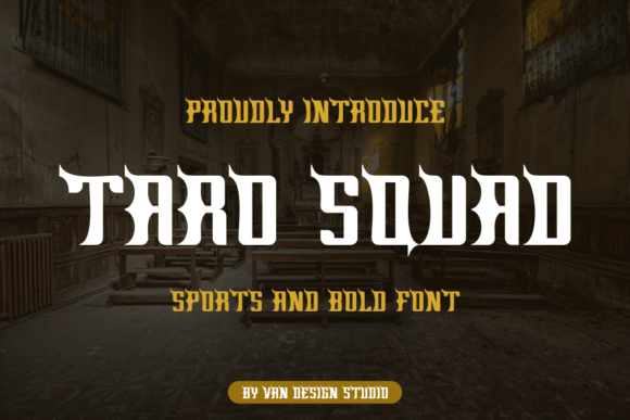 Taro Squad: A Whimsical Blackletter Font for Crafters