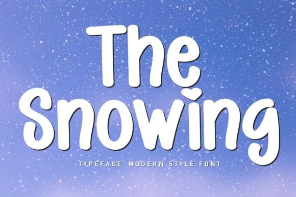 The Snowing Font: A Sweet Script for Campaigns