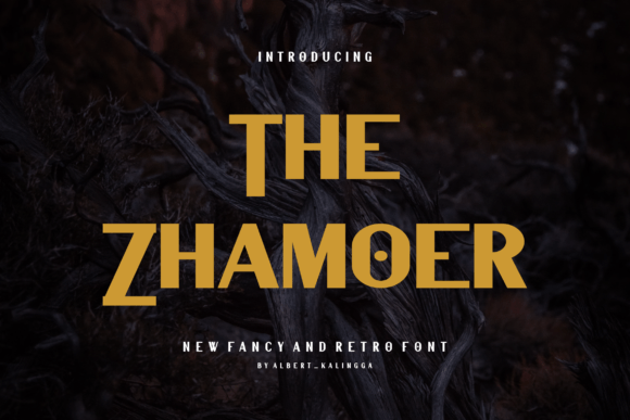 Thezhamoer Font: Bold Serif for Campaigns