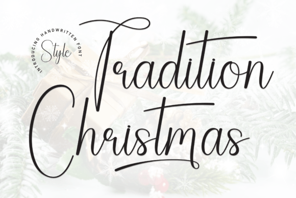 Tradition Christmas Font for Scroll-Stopping Social Graphics