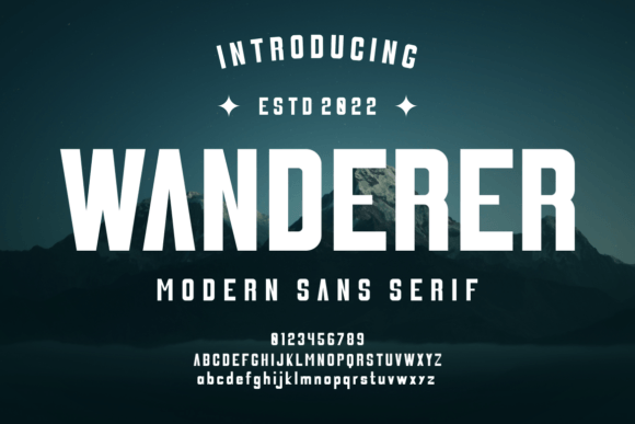 Wanderer Font: Bold Sans Serif for Makers
