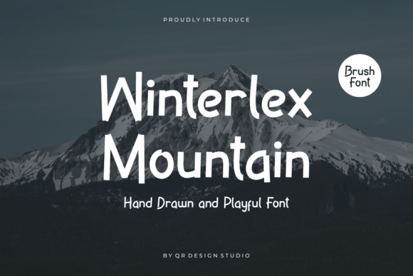 Winterlex Mountain Typeface for Campaign Design