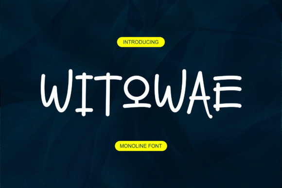 Witowae Typeface for Elegant Editorial Design