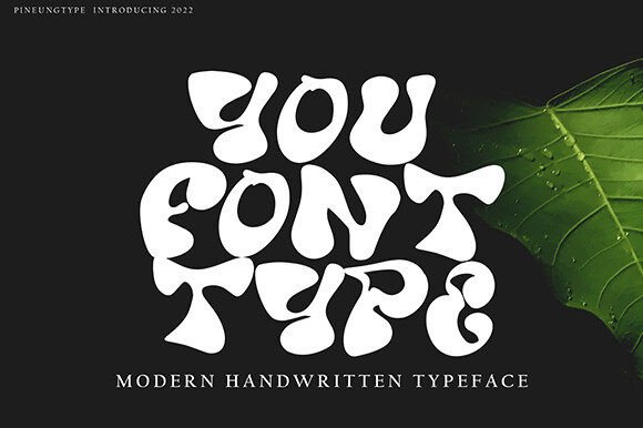 You Fontype: A Playful Sans Serif for Creative Brands