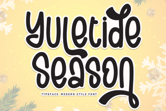 Yuletide Season Typeface for Editorial Design