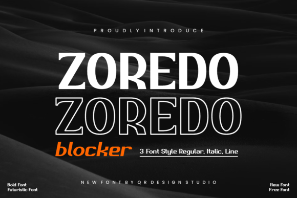Zoredo Blocker: A Modern Sans Serif Typeface for Editorial Design